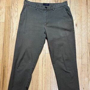 Banana Republic Athletic Fit Chinos Olive Green